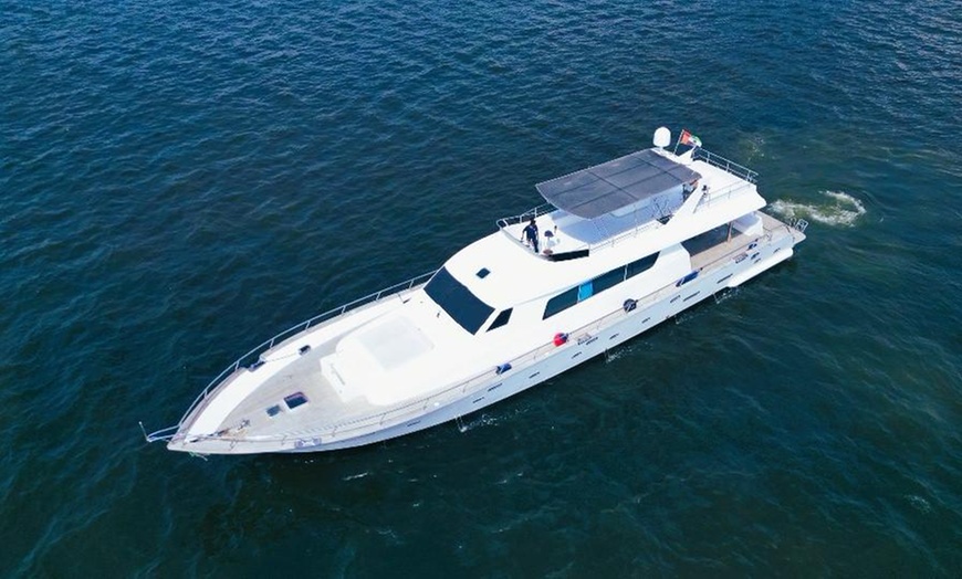 Image 2: Enjoy 105-Feet Luxury Yacht - 1, 2, 3, or 4 Hours for up to 50 PAX