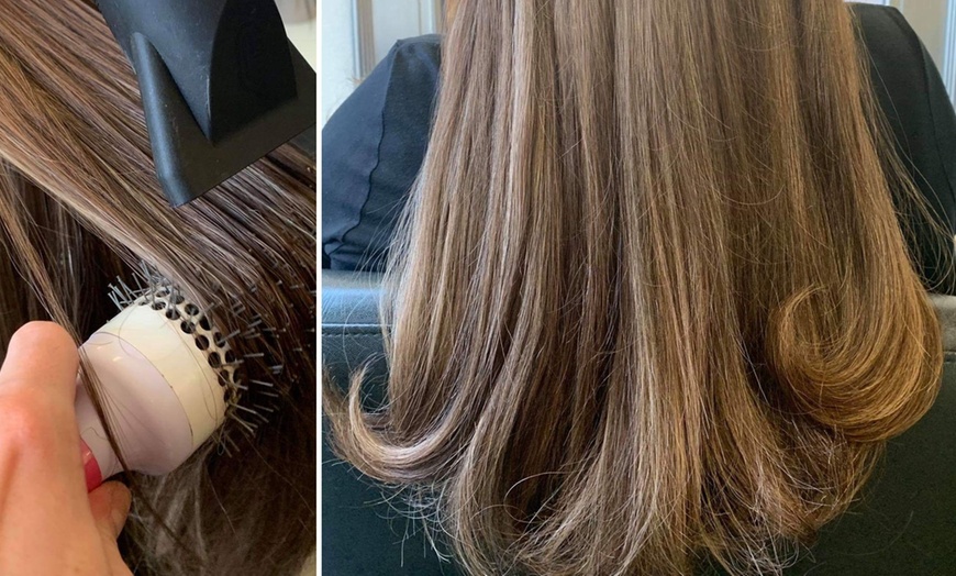 Image 4: Haircut, Deep Conditioning & Blow Dry with Root Touch-Up/Highlights