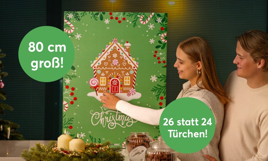 Image 8: XXL Classic, Wellness oder Candy & Snack Adventskalender, opt. mit Box