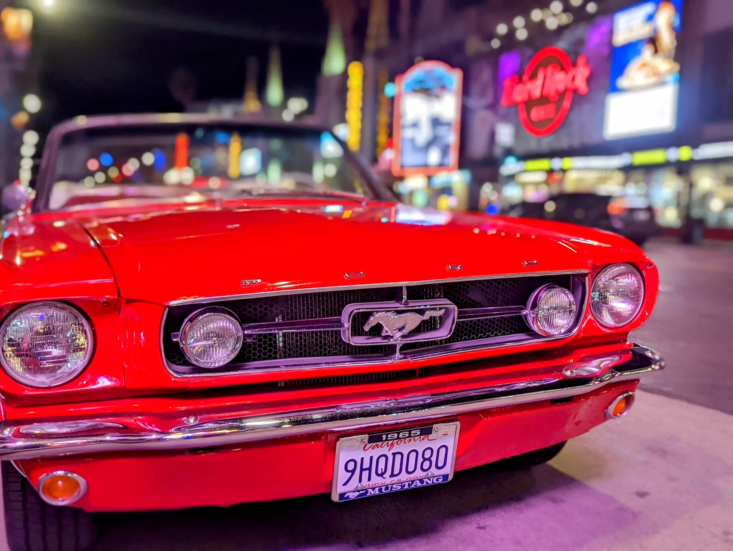 Explore Hollywood with a 3.5-Hour Private Tour in a Vintage Mustang
