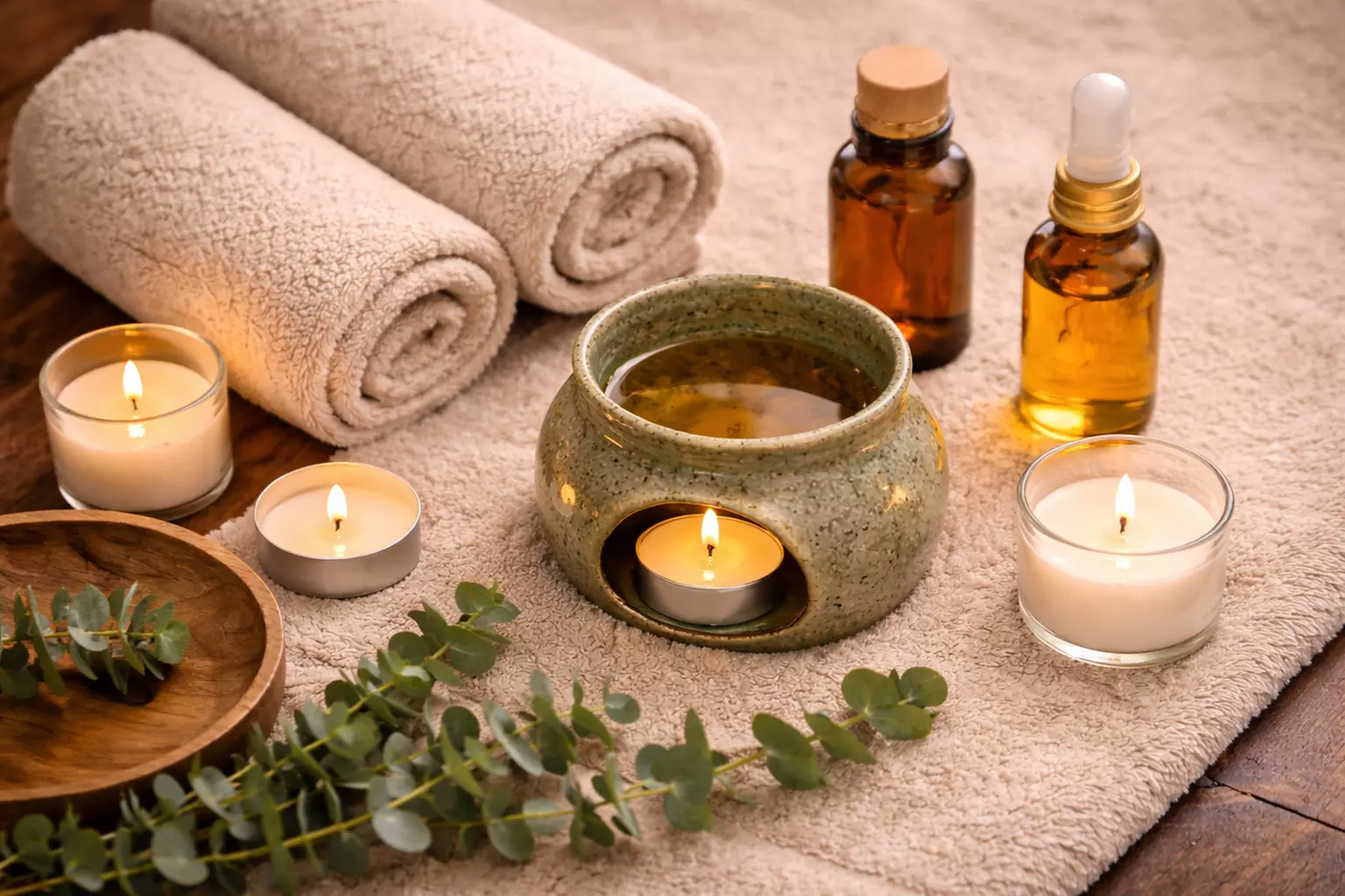 Aromaöl-Ganzkörpermassage oder -Rücken-, Schulter- und Nacken-Massage