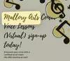 Enhance your Skills with One or Two 60-Minute Virtual Private Voice Lesson at Mallory Arts Center (Up to 60%Off)