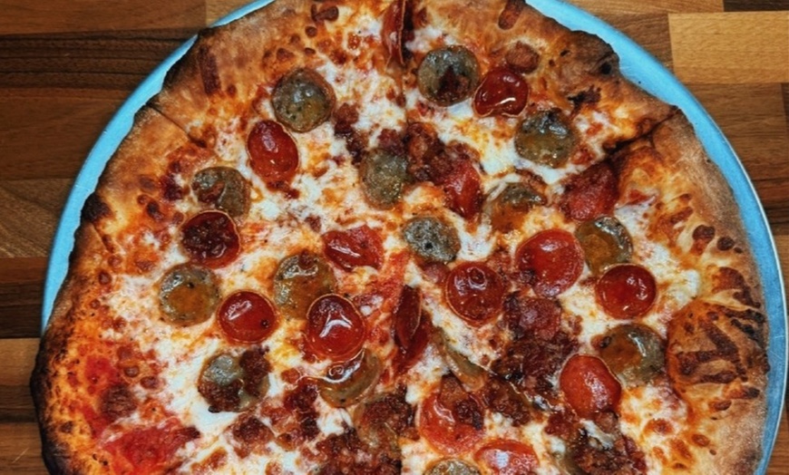 Image 3: Two / Four  Beer Flights w/ One Pizza for Two or Two Pizzas for Four