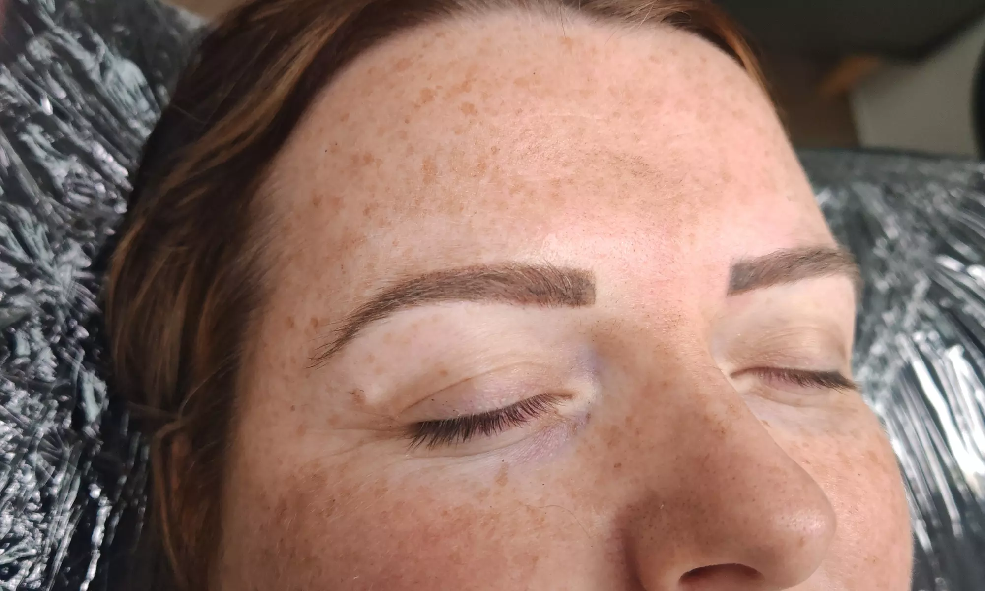 One Permanent Eyebrow or Lip Blush Tattoo Session & Top Up