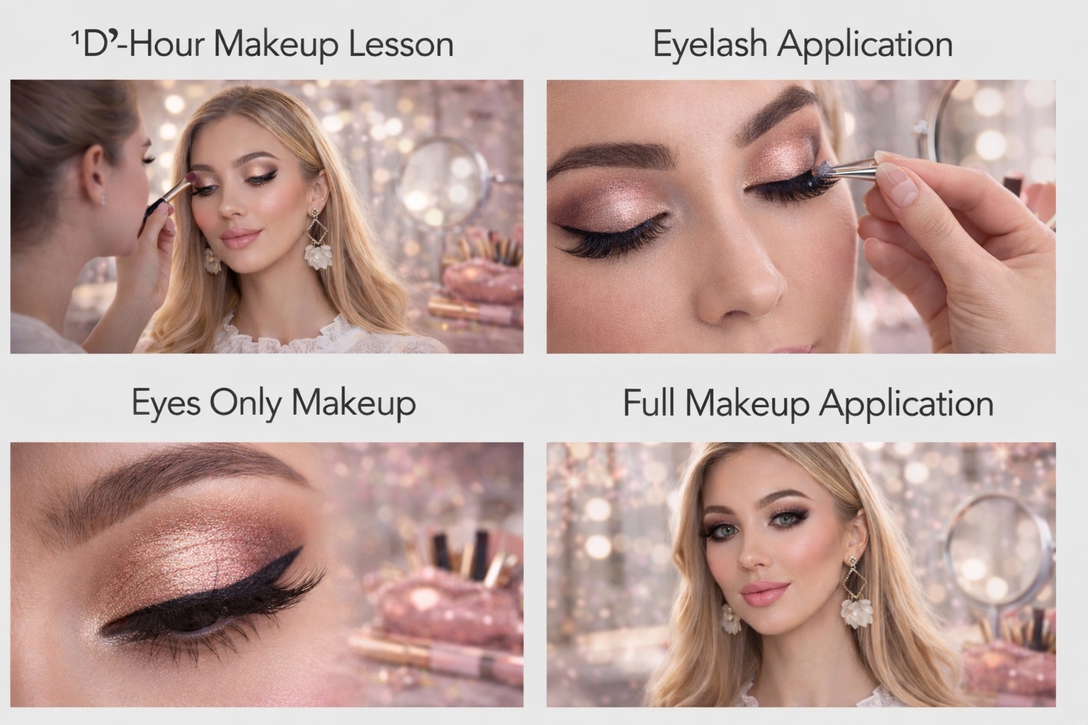 Professional Makeup Applications & Beauty Sessions