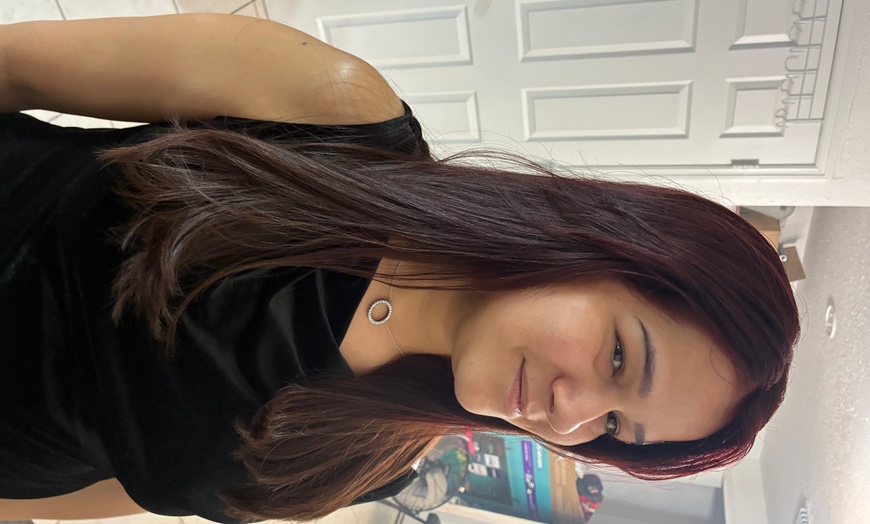Image 4: Hair Coloring or Group Lash Extensions