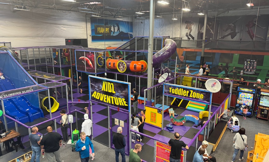 Image 4: Jump and Play at Elevated Sportz Trampoline Center