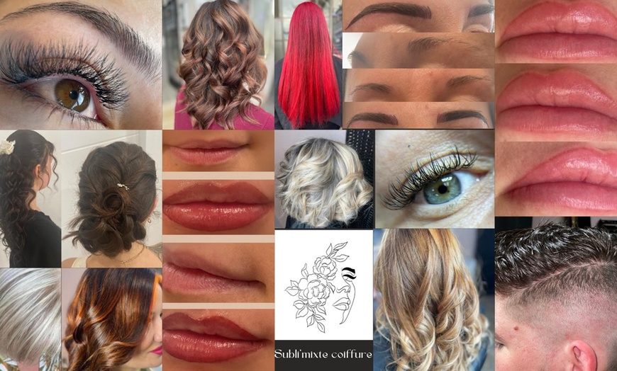 Image 1: Forfait coiffure au choix avec Subli'mixte coiffure