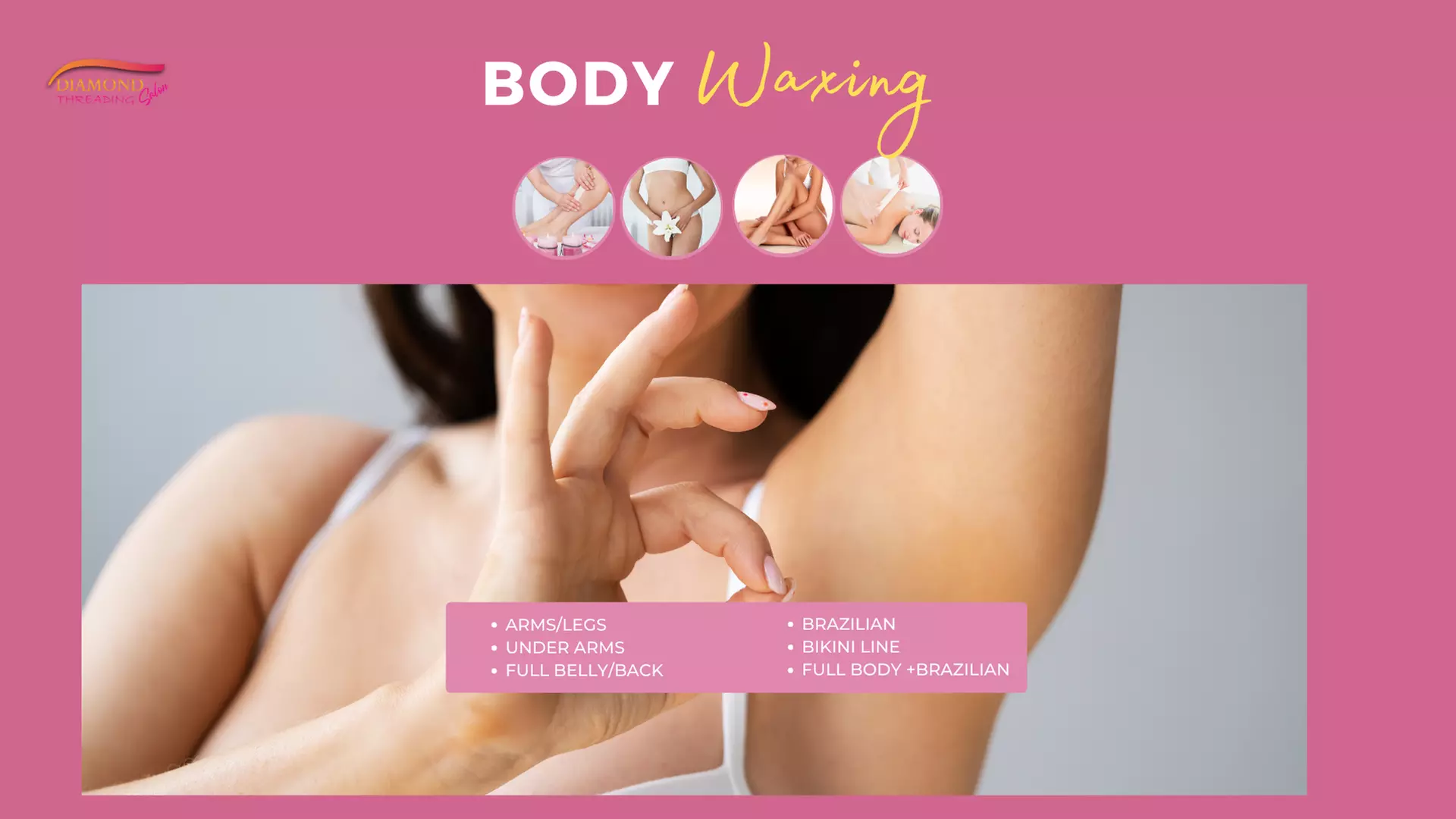 Up to 38% Off on Waxing - Brazilian at Diamond Threading Salon
