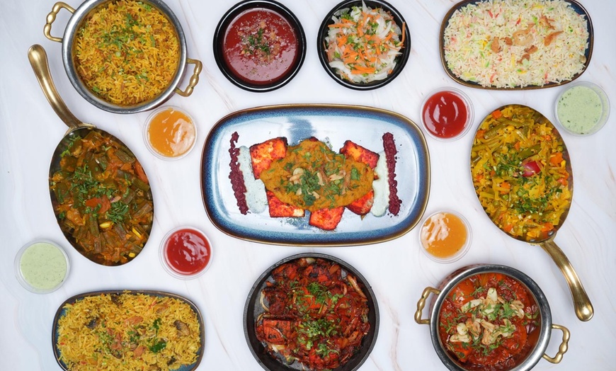 Image 1: Savor a 2-Course Indian Meal with Rice and Naan for 1, 2, 3, or 4 