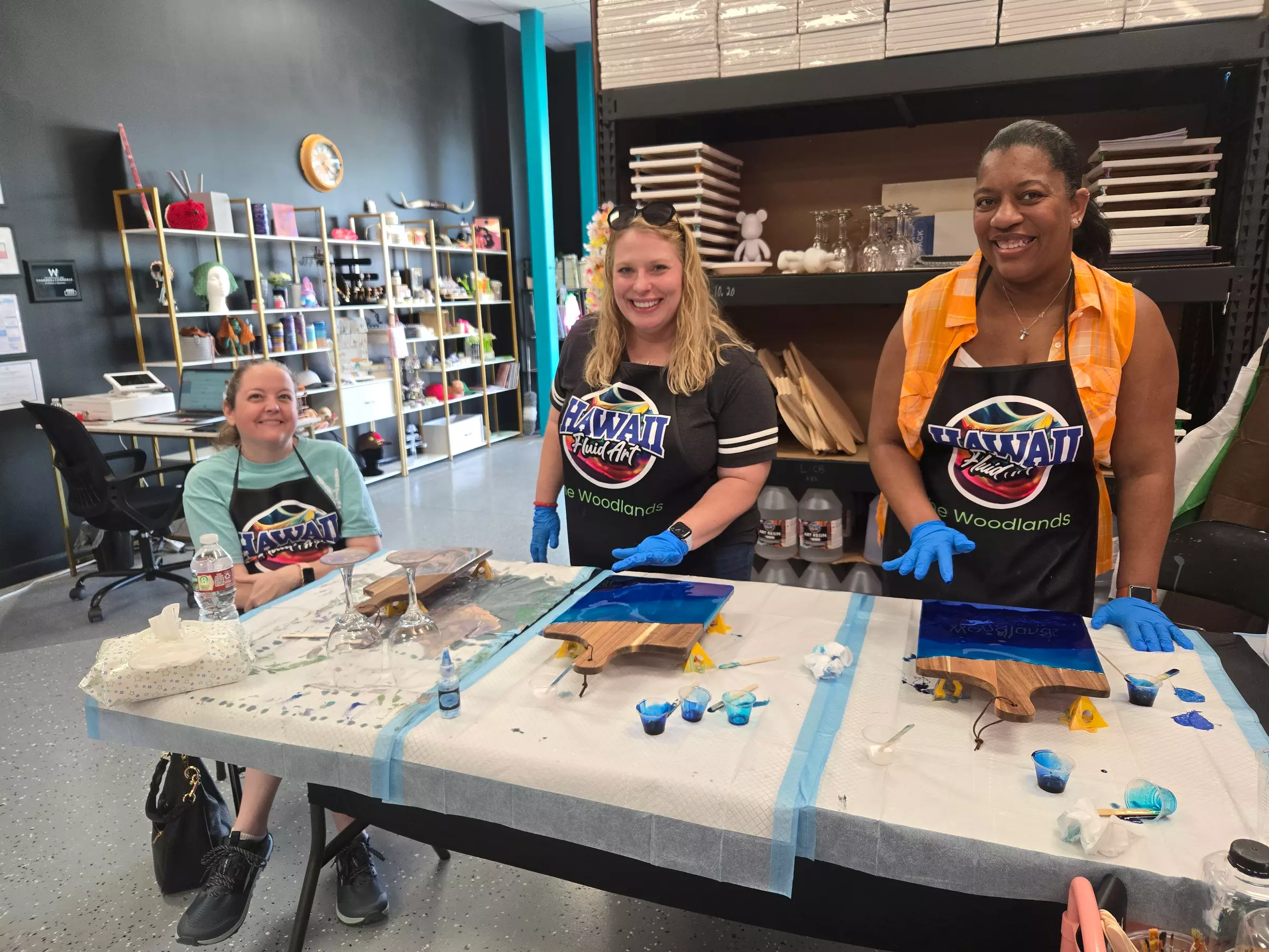 Experience Fluid Art & Custom Charcuterie Board Experience