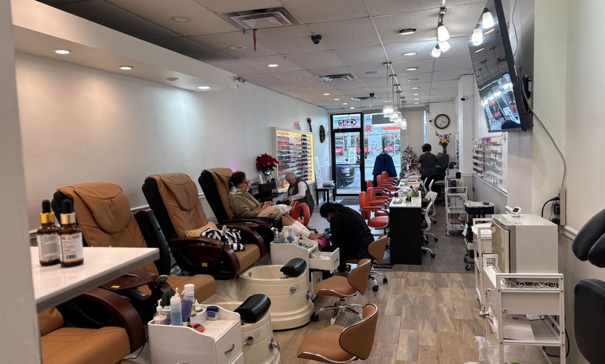 Image 2: Treat Yourself with Gel Manicure/Pedicure, or Powder Gel Manicure!