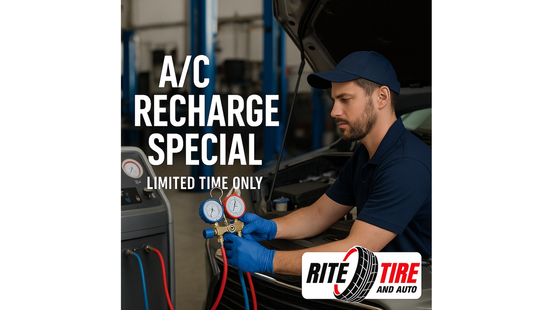 Up to 57% Off on Car A/C Repair at Rite tire & auto