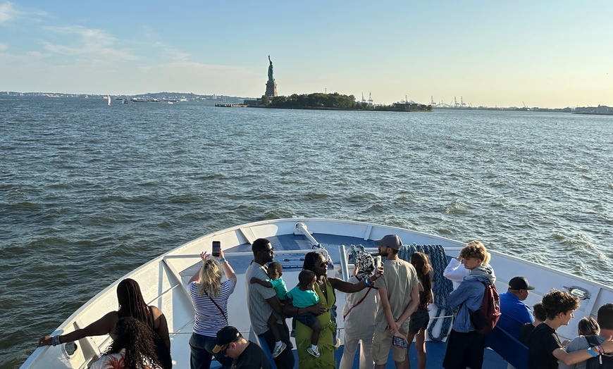 Image 5: Statue of Liberty & New York City Sky Line Sightseeing Sunset Cruise