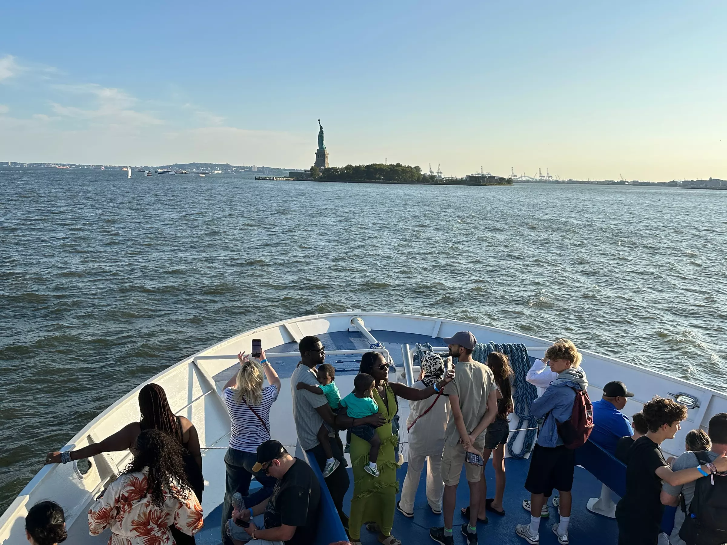 Statue of Liberty & New York City Sky Line Sightseeing Sunset Cruise