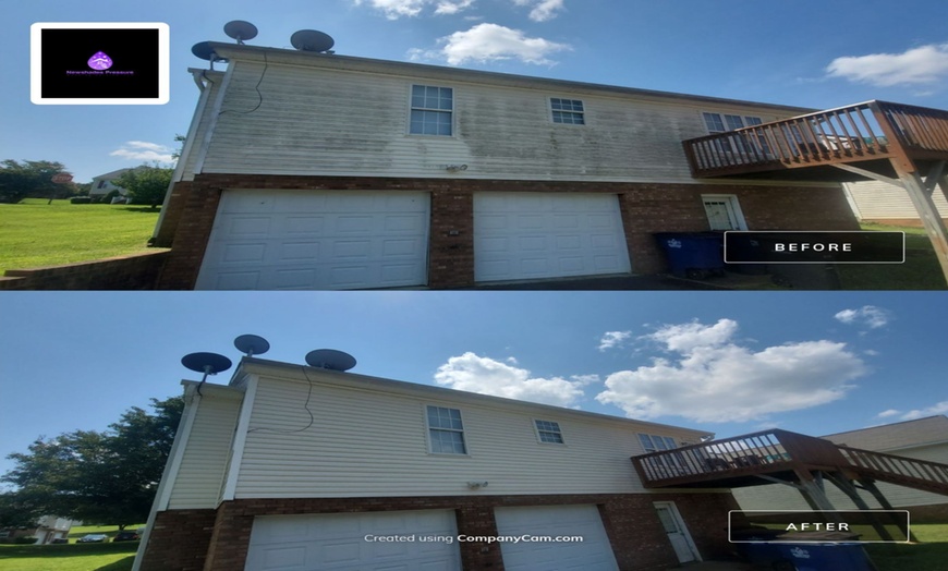 Image 4: Pressure Washing for a One or Two Story, House Wash Package and More