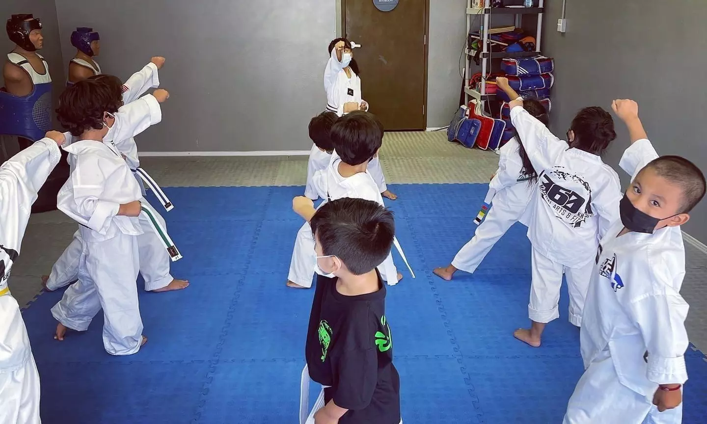 Get a Two Kids or Twelve Kids Taekwondo Classes with/Without Uniform