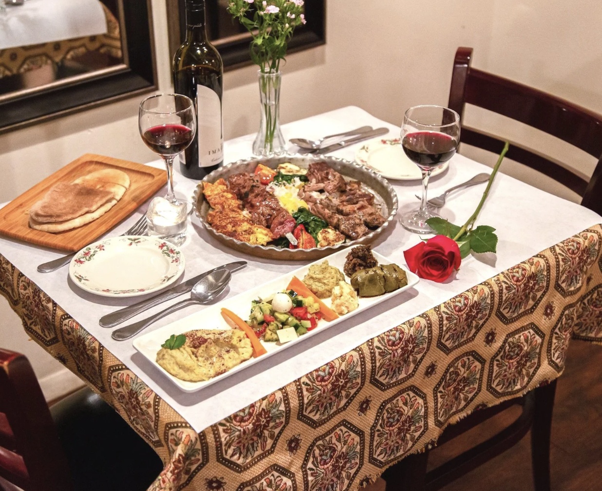 Four-course Persian dinner for 2 or 4, any day or Sunday-Thursday