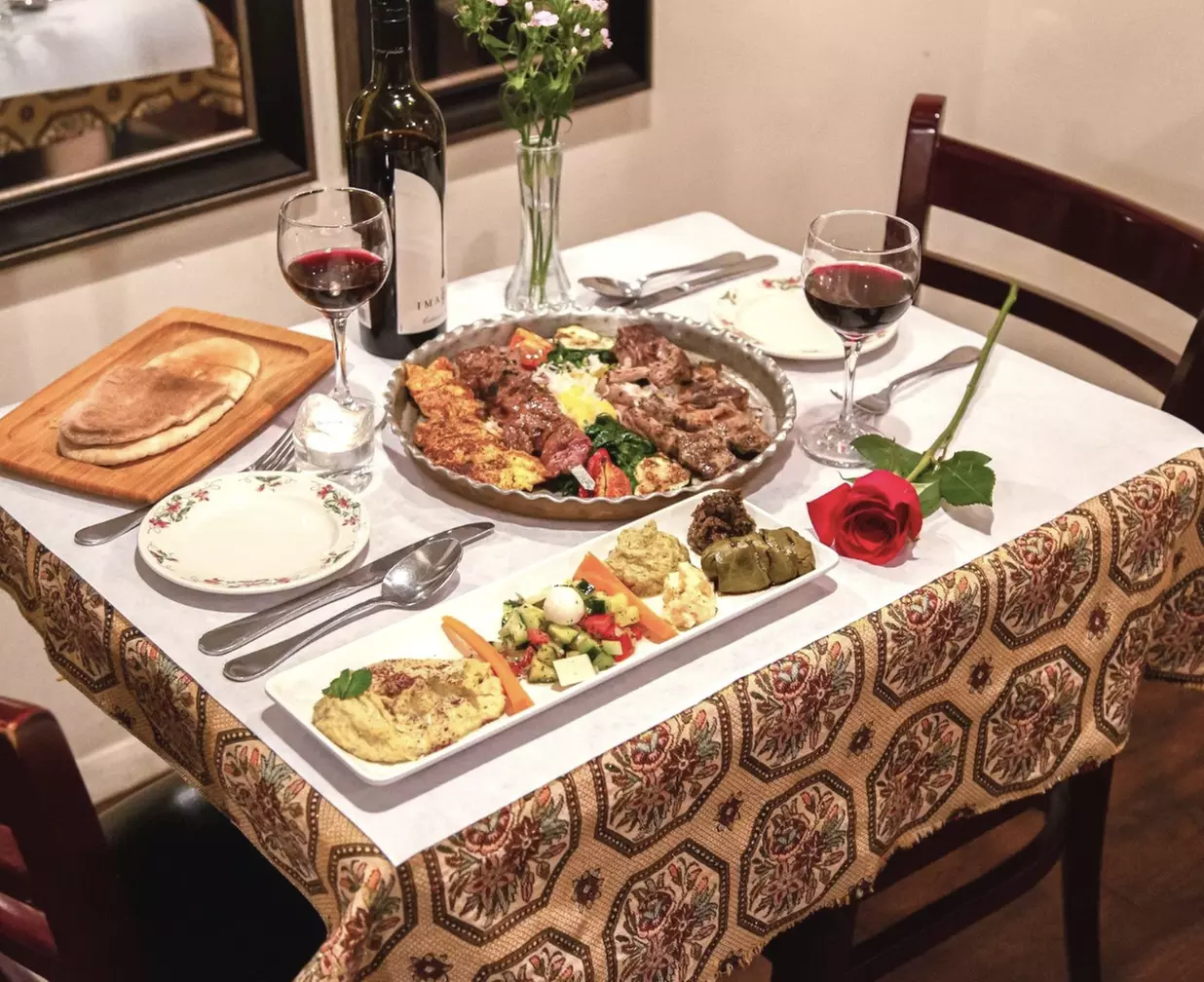Four-course Persian dinner for 2 or 4, any day or Sunday-Thursday