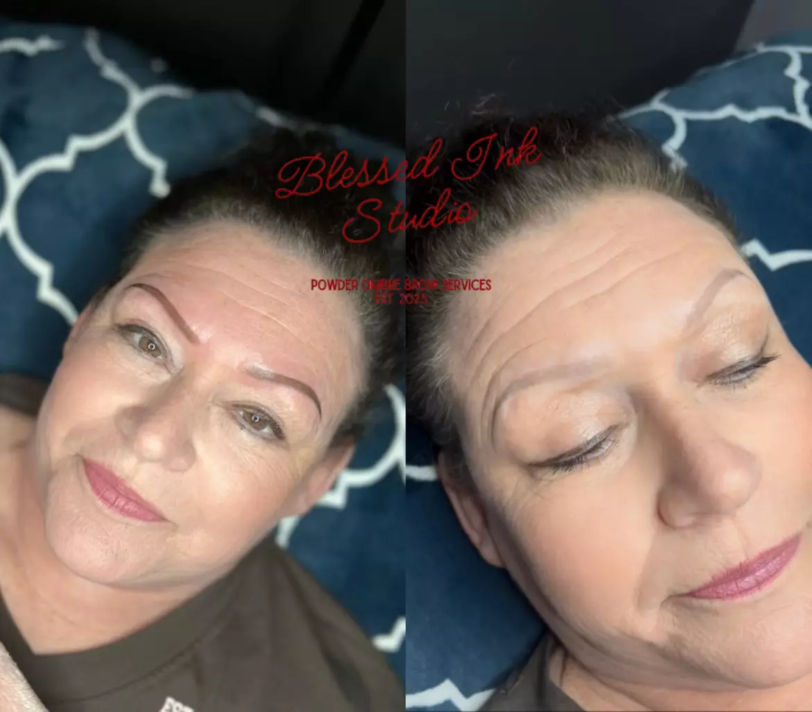 Ombre Powder Brow Enhancement with Four–Eight Week Touch-Up