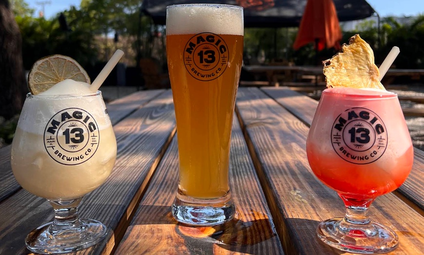 Image 10:  Craft Beer & Bites at Magic 13 Brewing Co. – Save on Taproom Favorites