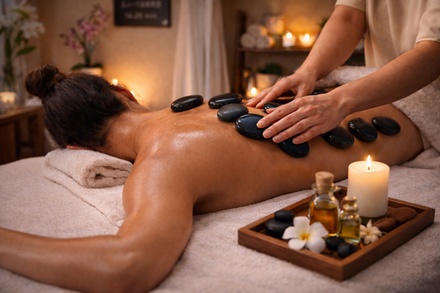 70 Minute Combo Massage with Oil and Hot Stones - Four Season and Spa