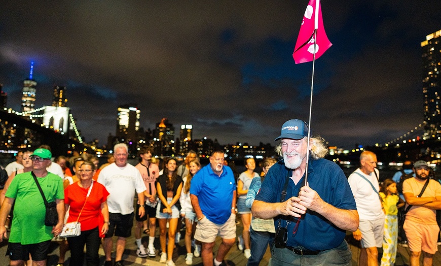 Image 12: NYC After Dark: 3-Hour/Half-Day Luxury Bus Tour for One, Two, or Three