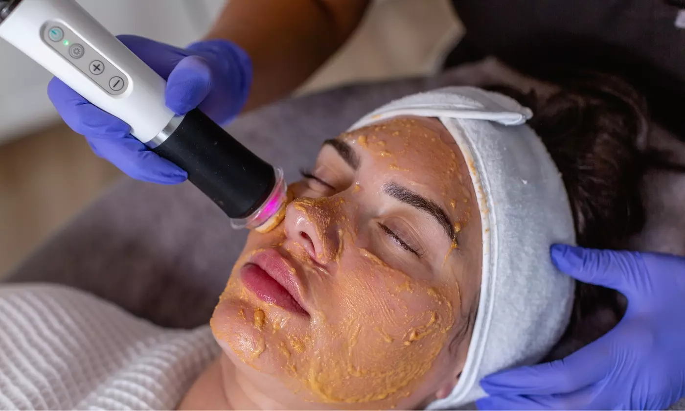 Experience Skin Health Spa's Glo 2 Geneo Facial with Dermaplane for a Radiant Glow, Featuring Up to 25% Off! - Second Medium