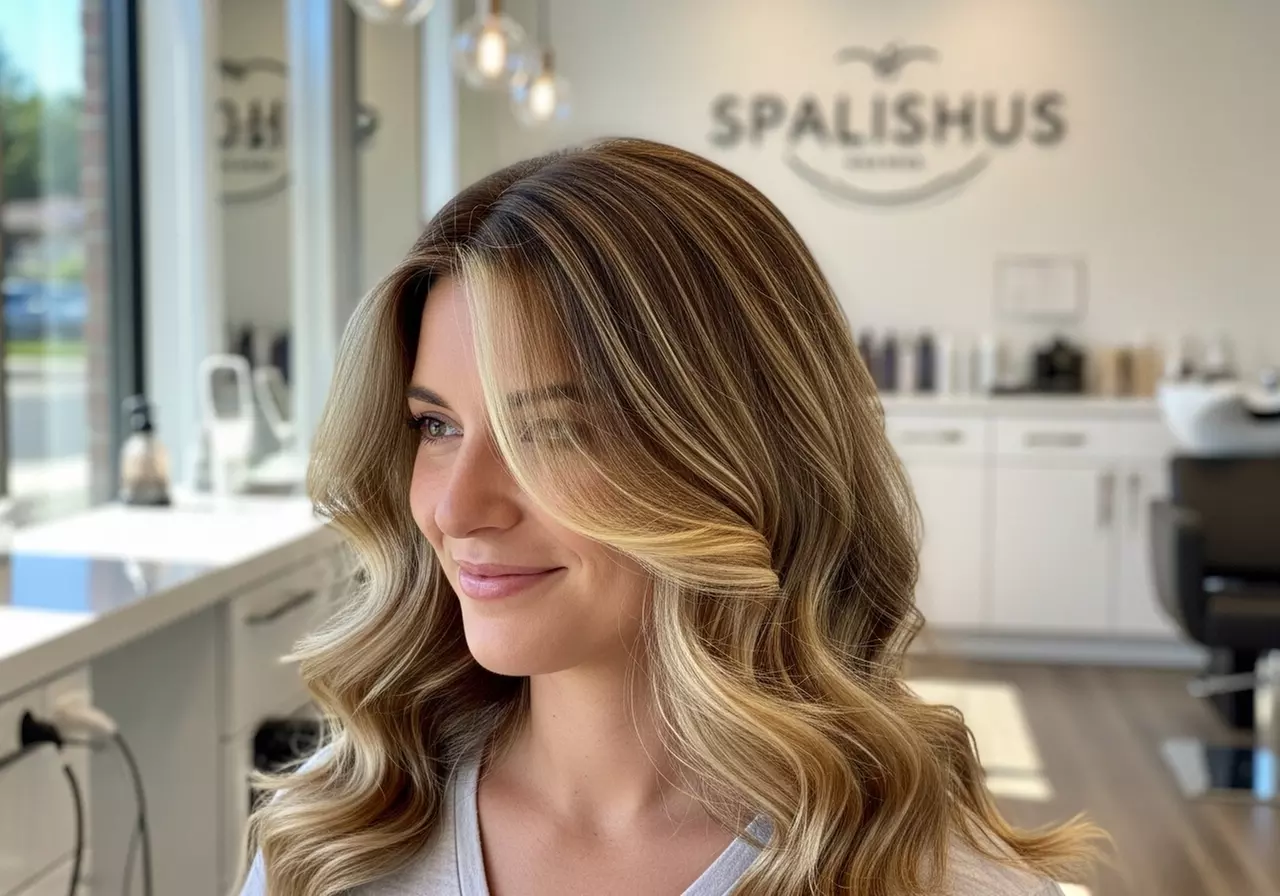 Get a New You with Hair Cut with Shampoo, Blowout, Highlights, Deep Conditioning, Roots Touch Up - Primary Image