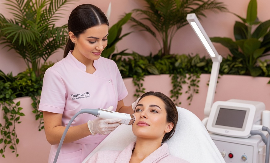 Image 1: 1, 2 or 3 Therma-Lift Skin Tightening Facelift w/ Optional Red Light 