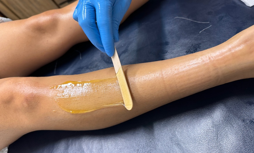 Image 3: Woman’s Brazilian Wax, Brow Lamination w/ Tint, / Woman’s Half Leg Wax