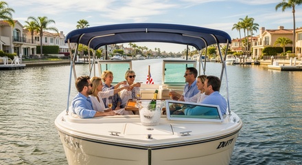 1 Hour of Electric Duffy Boat Cruise in Marina Del Rey - For Up to 7 People - PicnicaFloat Marina Del Rey, CA