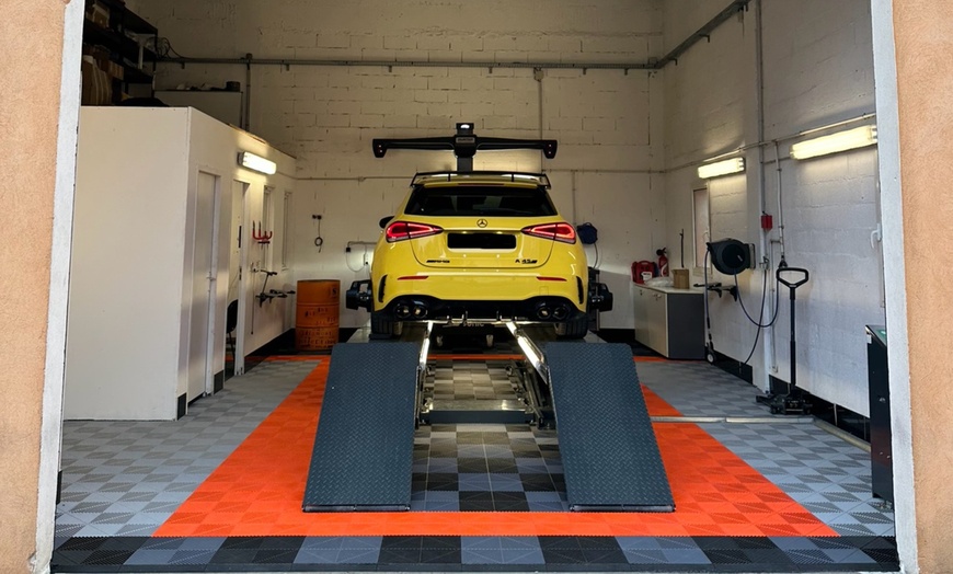 Image 3: Contrôle & réglage du parallélisme avant ou arrière et rapport imprimé