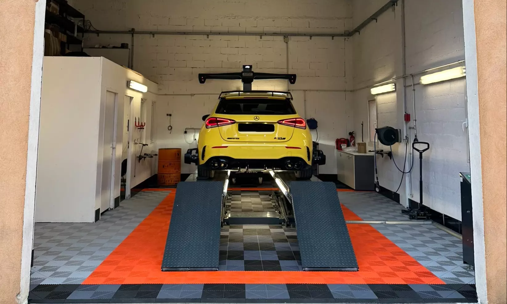 Contrôle & réglage du parallélisme avant ou arrière et rapport imprimé