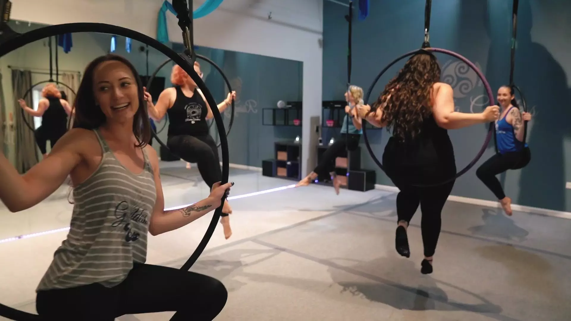 Discover Aerial Fitness with Pole, Aerial Hammock & Hoop Classes