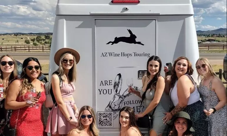 Join a Guided Wine Tasting and Vineyard Tour for Ten or Twelve People at AZ Wine Hops Touring (Up to 25% Off)