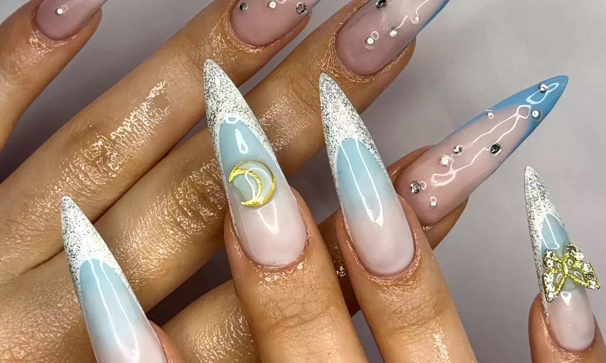 One Deluxe Short, Medium, Long Gel-X Set with Designs | Any Gel X Set