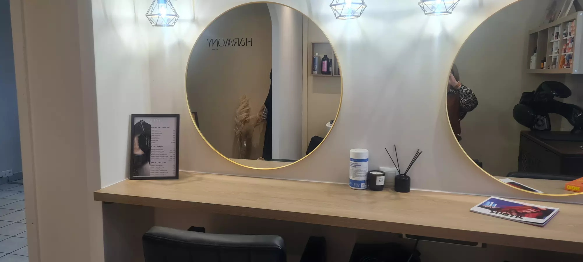 Shampoing, coloration et brushing chez Harmony by Lisa