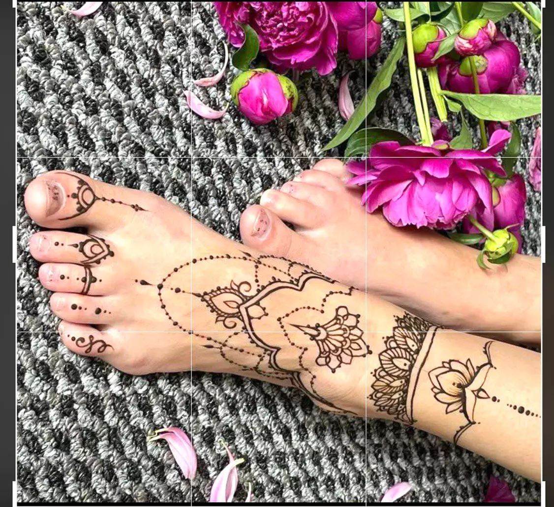 Tatuaż tymczasowy z henny