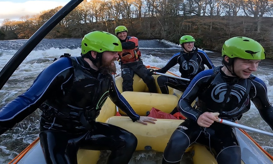 Image 2: Fun and Thrilling White Water Rafting Experience for One, Two, or Four