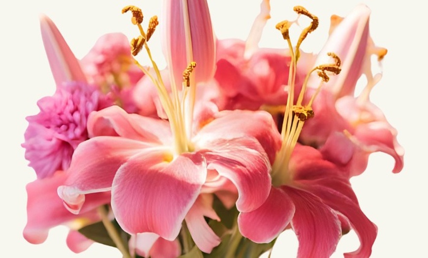 Image 7: Ramo de flores de diseño artesanal en tamaño mediano, grande o XL