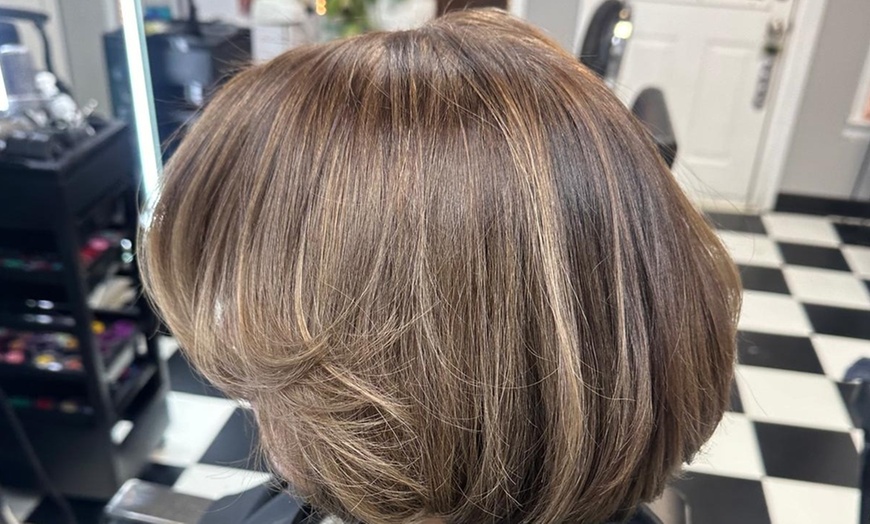 Image 8: Haircut with Deep Conditioning with Partial or Full Highlights
