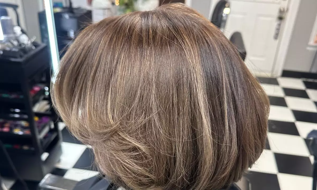 Haircut with Deep Conditioning with Partial or Full Highlights