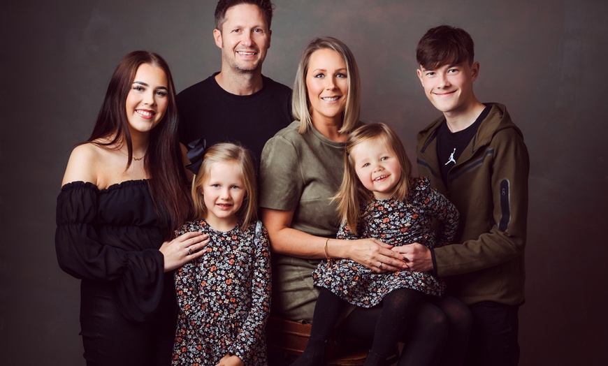 Image 1: 60-Min Family Photoshoot with a Keepsake 10” x 8” Print