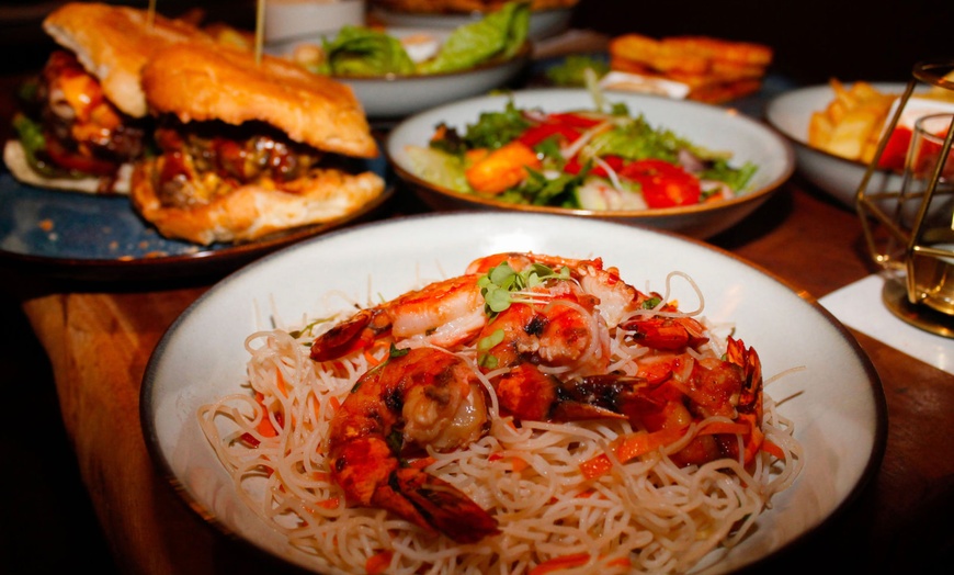 Image 5: Meal & Cheers: 2-Course Meal with Sides & Drinks for Two, Four, or Six