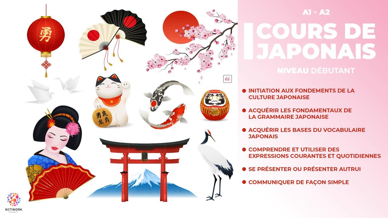 Cours de japonais débutant et intermédiaire