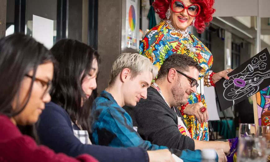 Image 2: Explore Your Inner Drag Queen with a Painting Party for 1, 2, or 5
