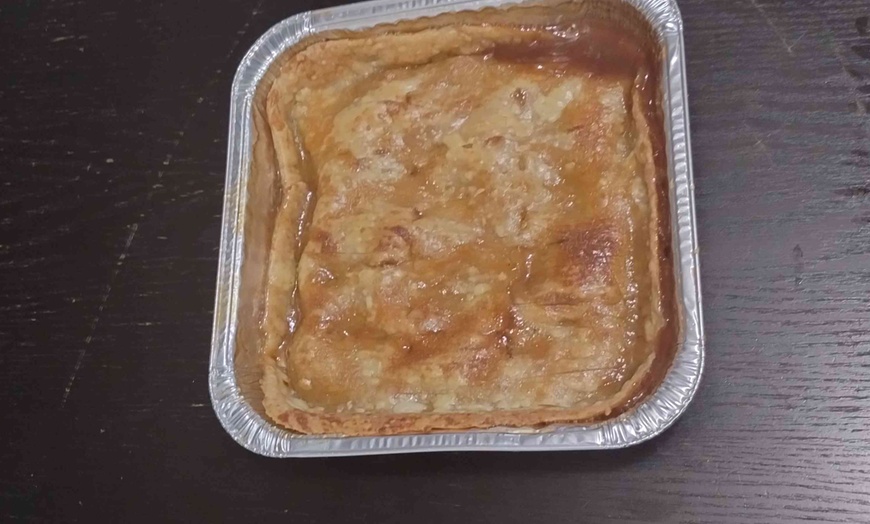 Image 2: Enjoy a Delicious Peach Cobbler that Serves 40-50 People