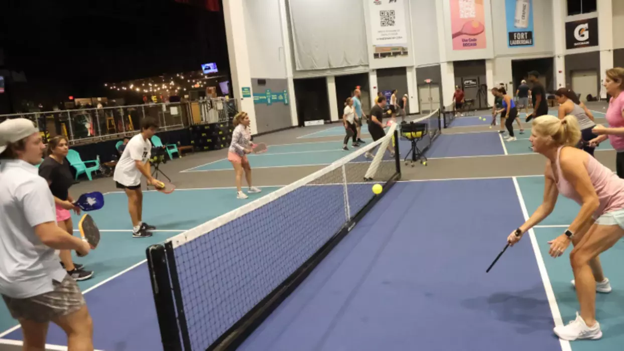 Smash & Learn: 90-Minute Pickleball Clinic with Diadem Paddle Included for One, Two or Four ( Up to 60% Off ) - Second Medium