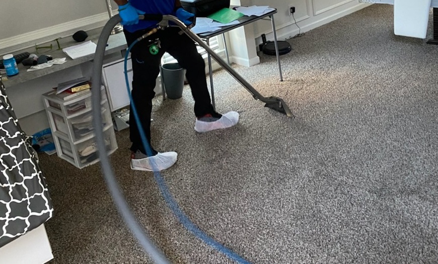 Image 3:  2, 3, 5, or 7 Rooms Carpet Cleaning & Small Hall Cleaning 